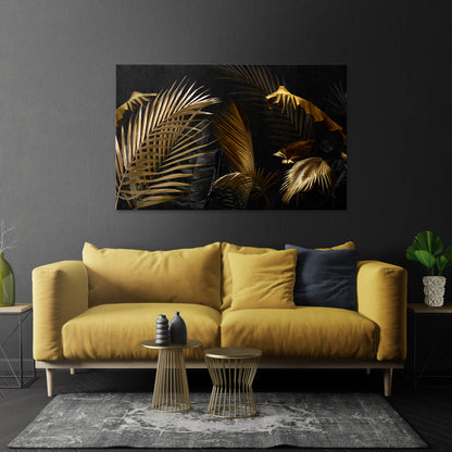 ELEGANCE IN DARKNESS Horizontal Canvas Print