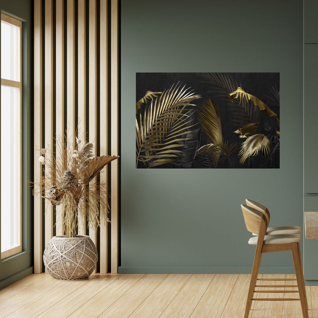 ELEGANCE IN DARKNESS Peel and Stick Horizontal Poster