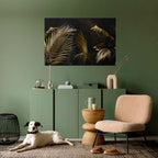 ELEGANCE IN DARKNESS Peel and Stick Horizontal Poster