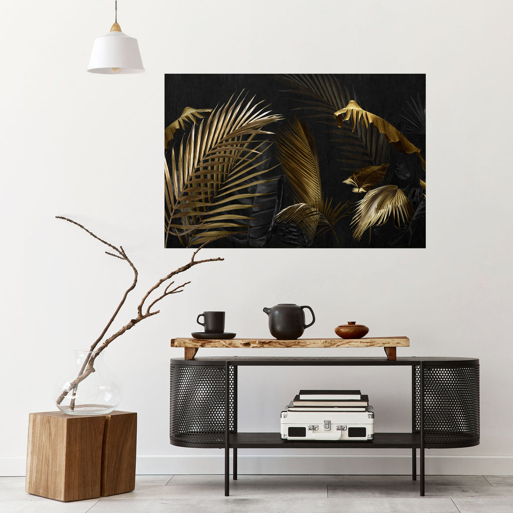 ELEGANCE IN DARKNESS Peel and Stick Horizontal Poster