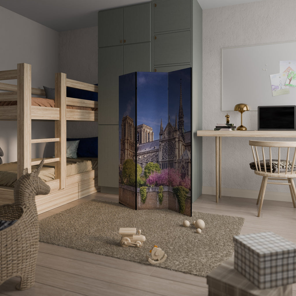 SACRED SPLENDOR Biombo Decorativo de 3 Painéis