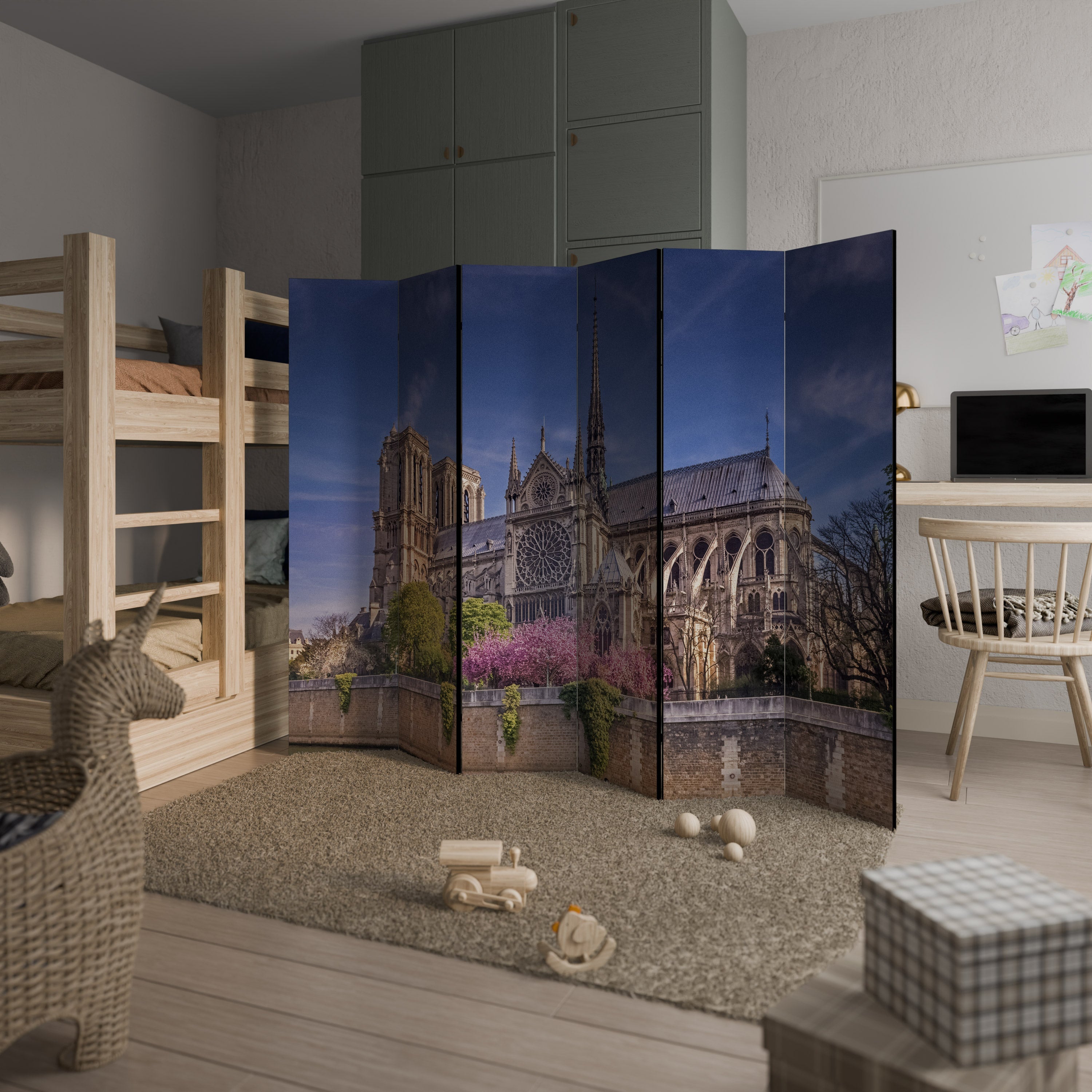 SACRED SPLENDOR Decorative 6-Panel Room Divider