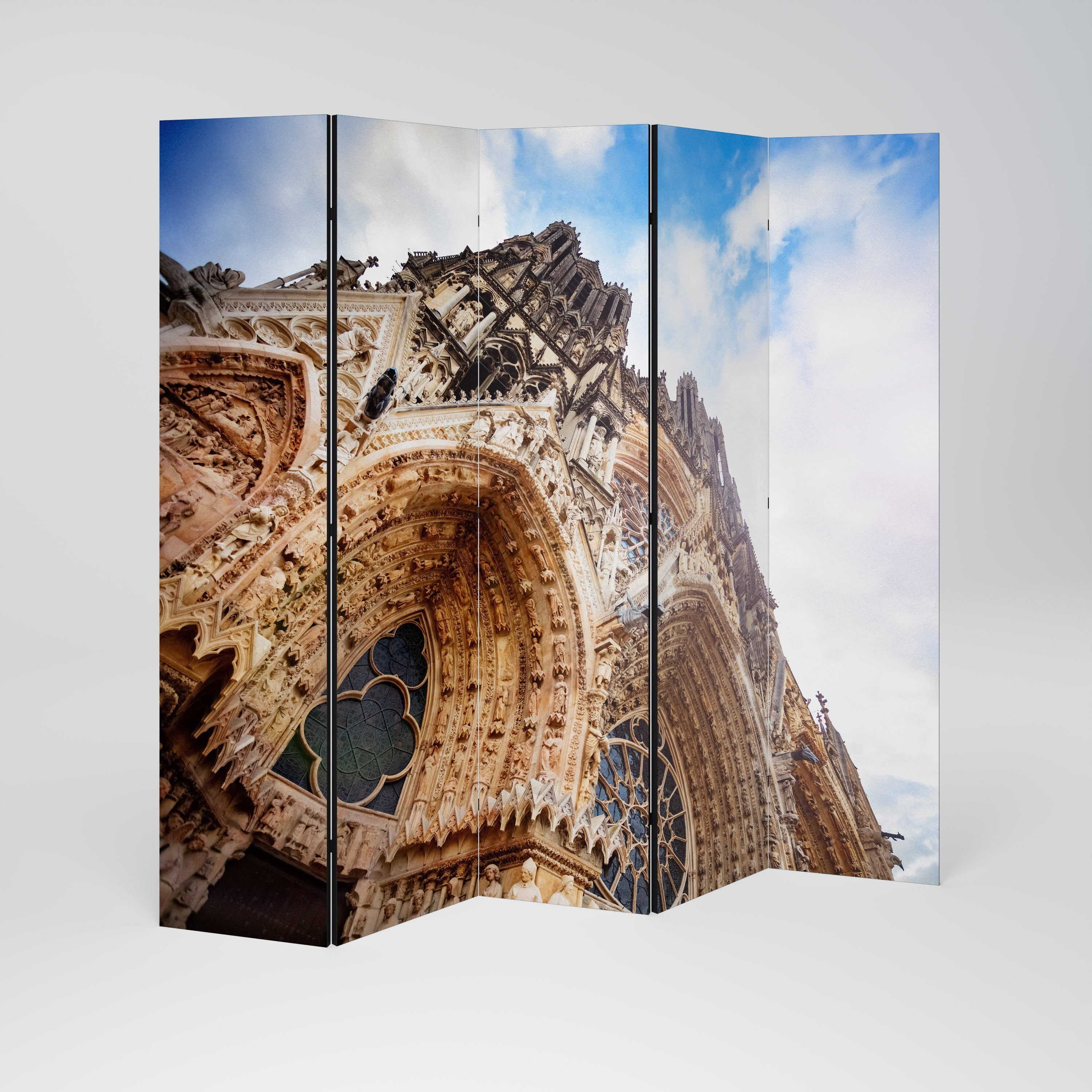 MYSTICAL ANGLES REVEALED Decorative 5-Panel Room Divider