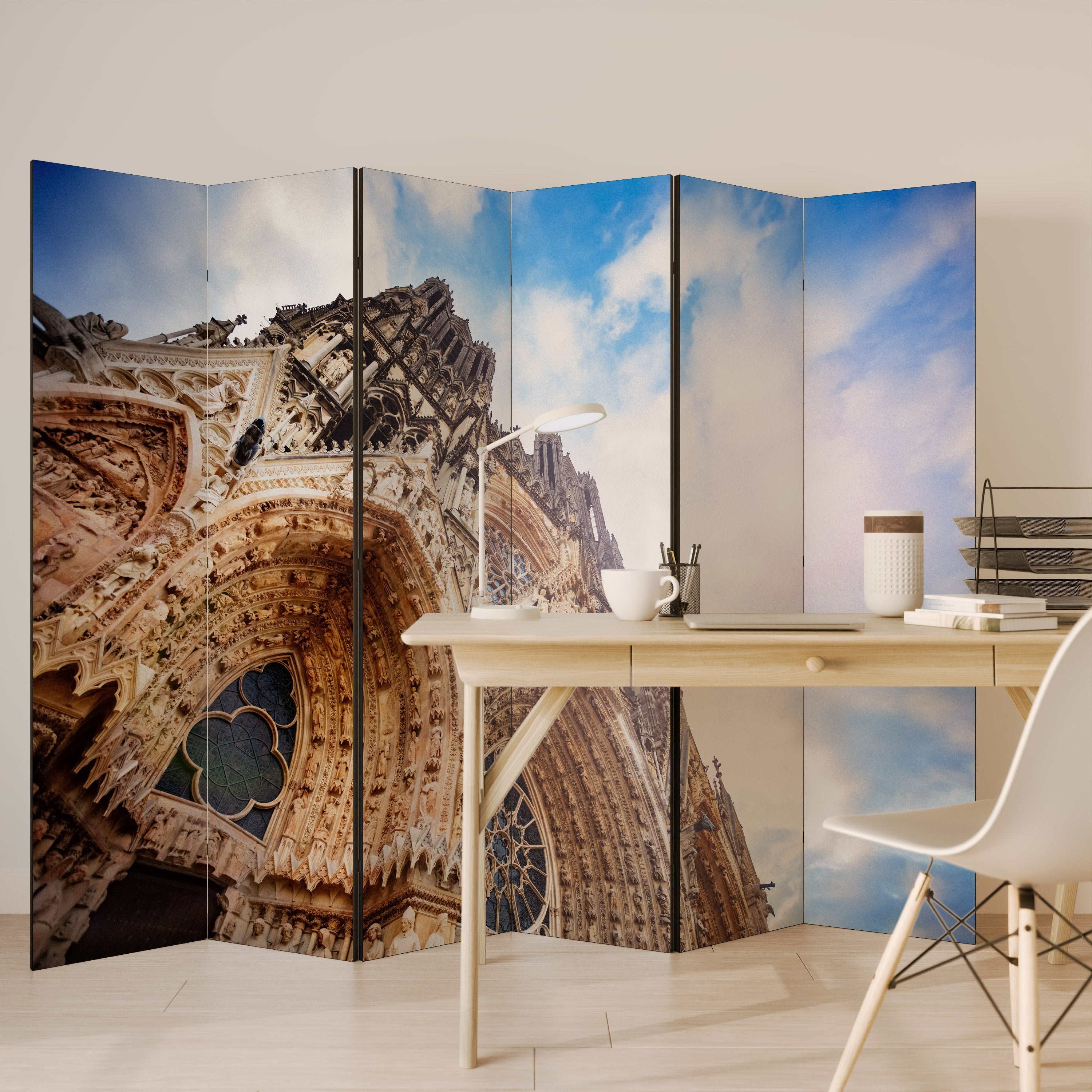 MYSTICAL ANGLES REVEALED Decorative 6-Panel Room Divider