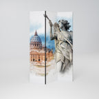 MYSTICAL CITYSCAPE RELIC Biombo Decorativo de 3 Painéis