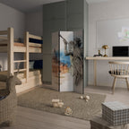 MYSTICAL CITYSCAPE RELIC Biombo Decorativo de 3 Painéis