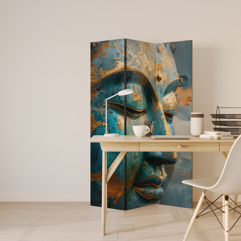 ENIGMATIC STILLNESS Biombo Decorativo de 3 Painéis