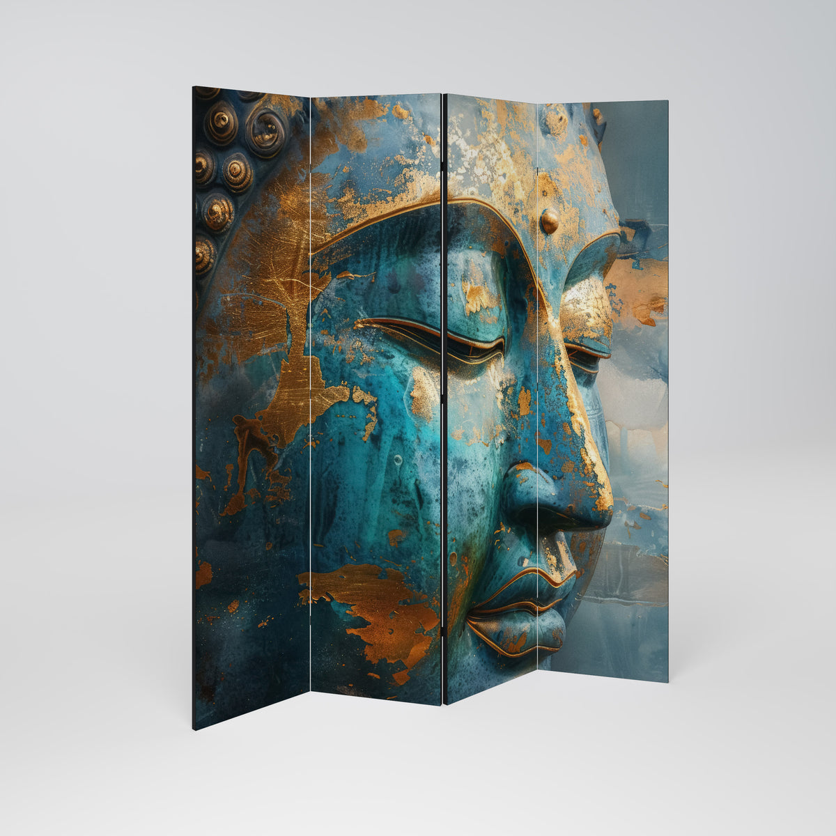 ENIGMATIC STILLNESS 4-Panel Room Divider