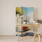 TRAMWAY DREAMSCAPE Biombo Decorativo de 3 Painéis