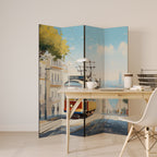 TRAMWAY DREAMSCAPE Decorative 4-Panel Room Divider