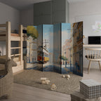 TRAMWAY DREAMSCAPE Decorative 6-Panel Room Divider