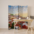 ROOFTOP RADIANCE Decorative 4-Panel Room Divider