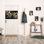 MYSTIC GOLD LEAVES Peel and Stick Horizontal Poster