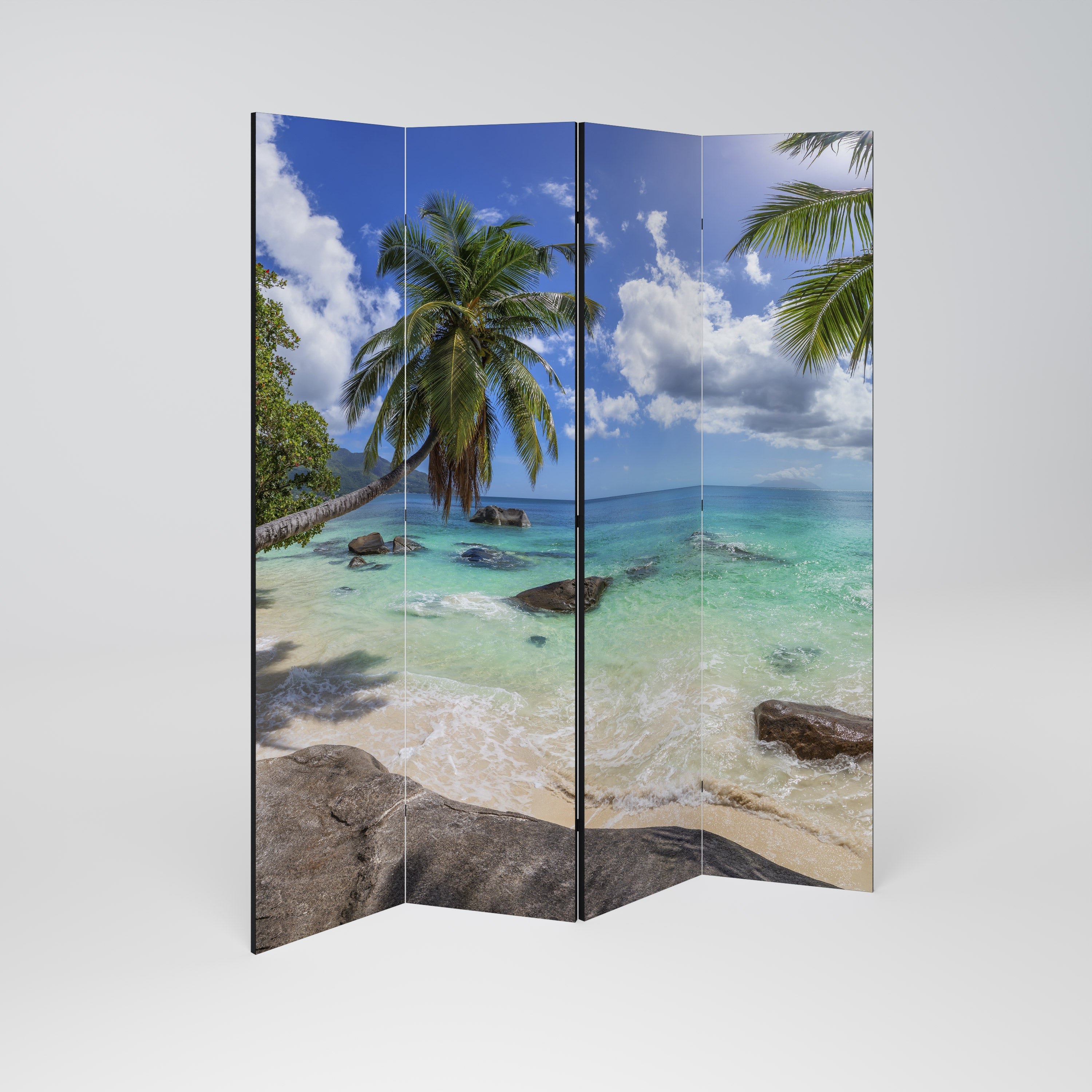 OASIS OF CALM Biombo Decorativo de 4 Painéis