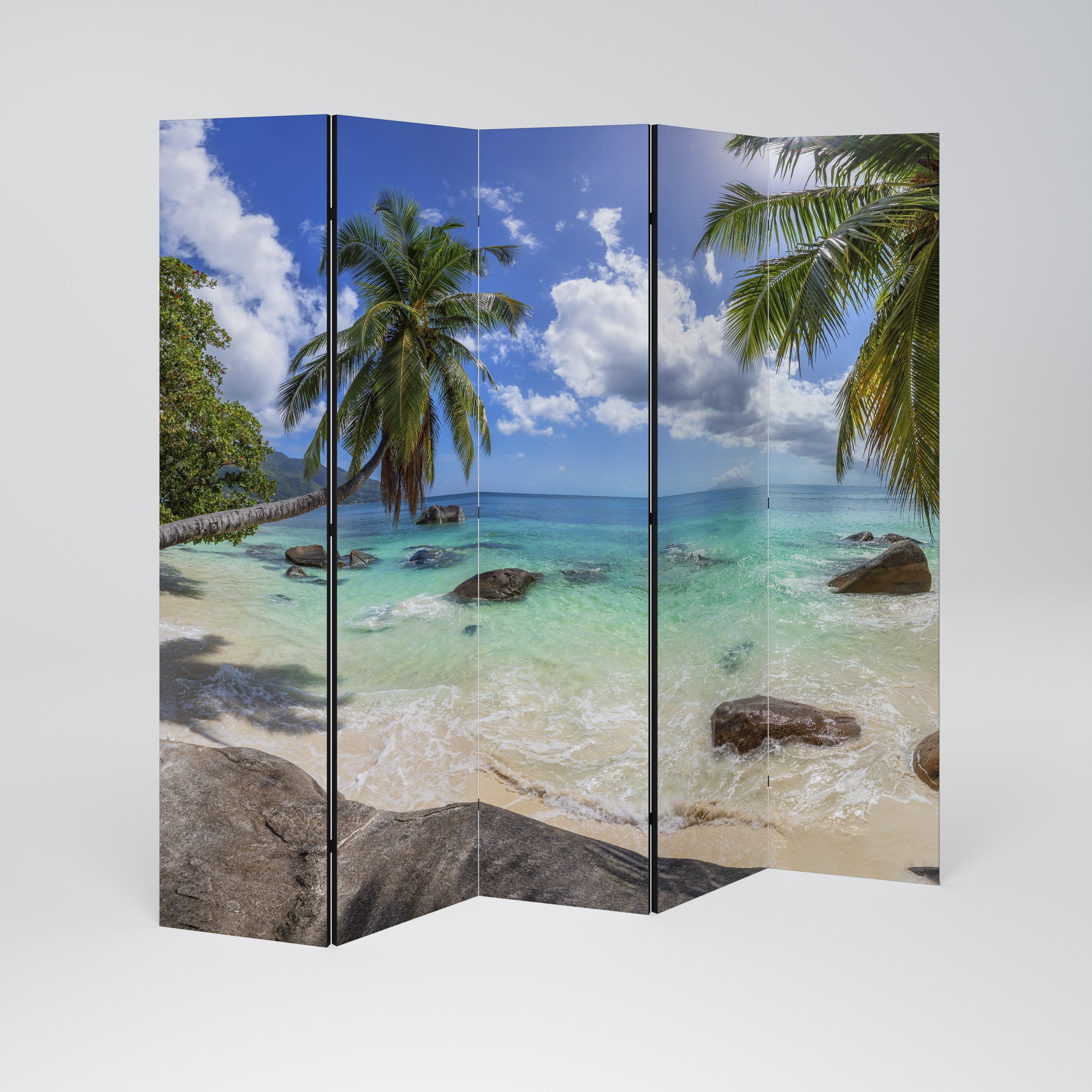 OASIS OF CALM Decorative 5-Panel Room Divider
