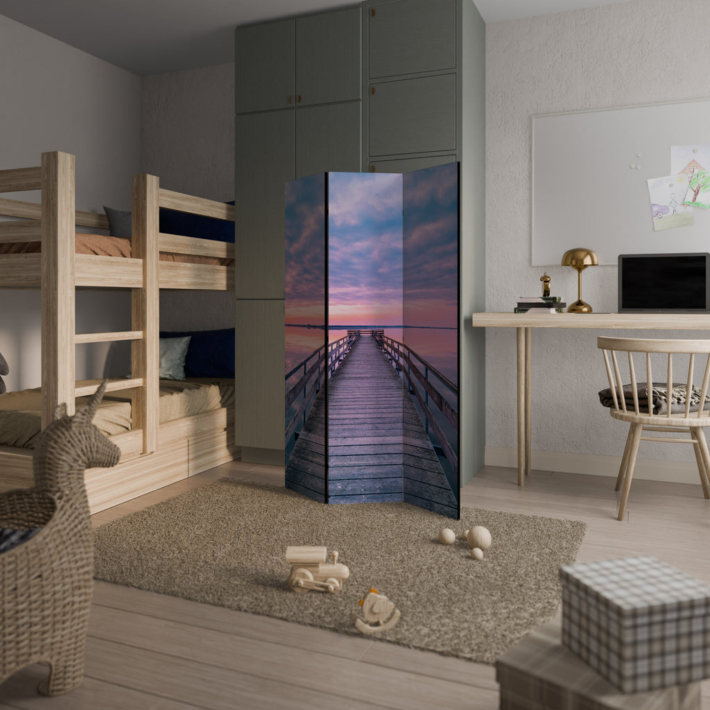 PASTEL PROMENADE Decorative 3-Panel Room Divider