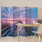 PASTEL PROMENADE Decorative 6-Panel Room Divider