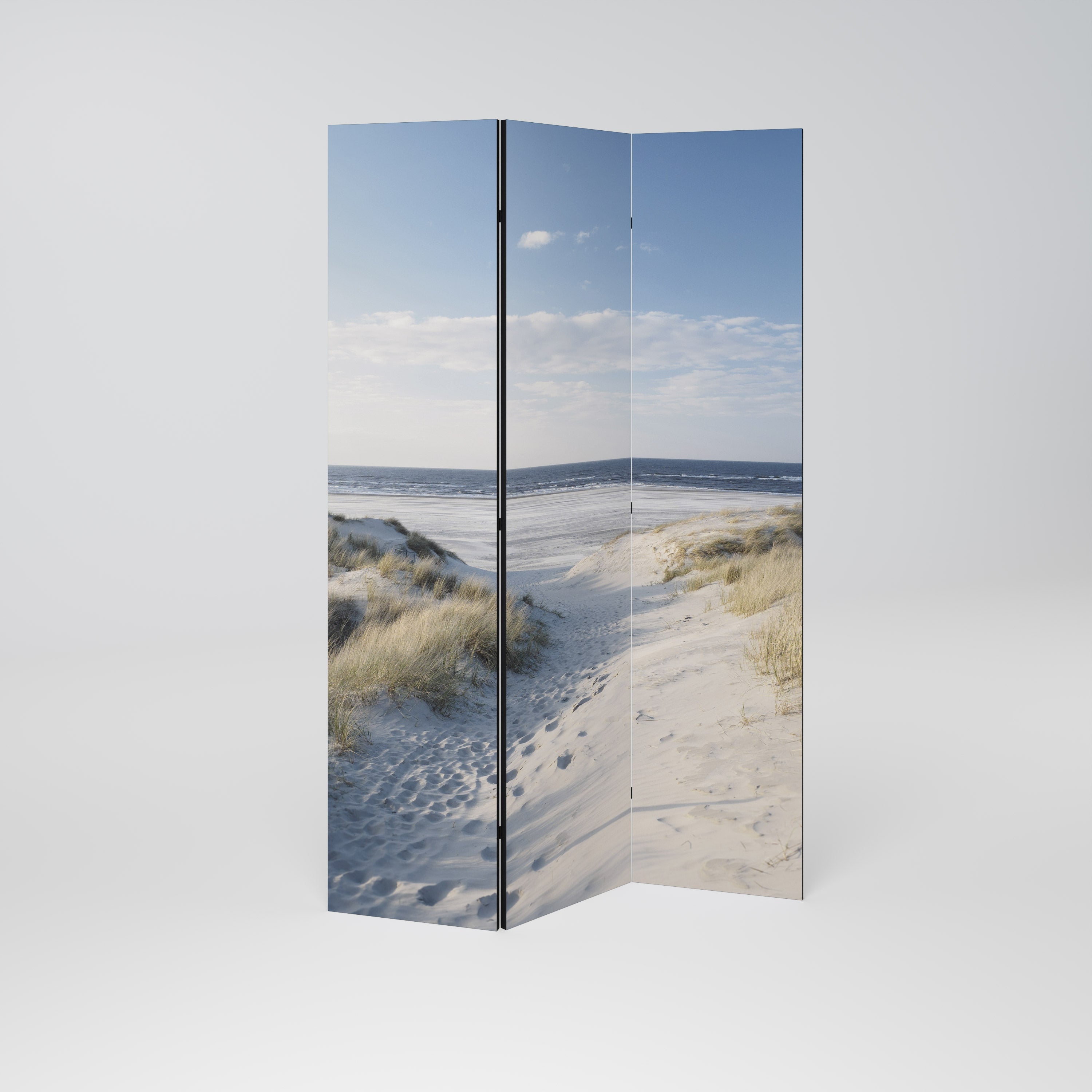 SEASIDE DREAMING Decorative 3-Panel Room Divider