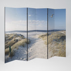 SEASIDE DREAMING Decorative 6-Panel Room Divider