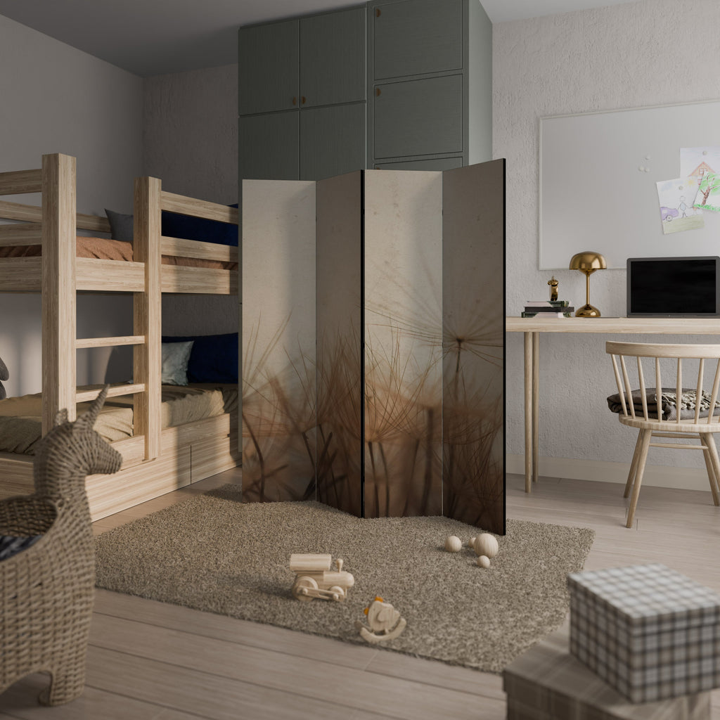 EARTH BREATH Biombo Decorativo de 4 Painéis