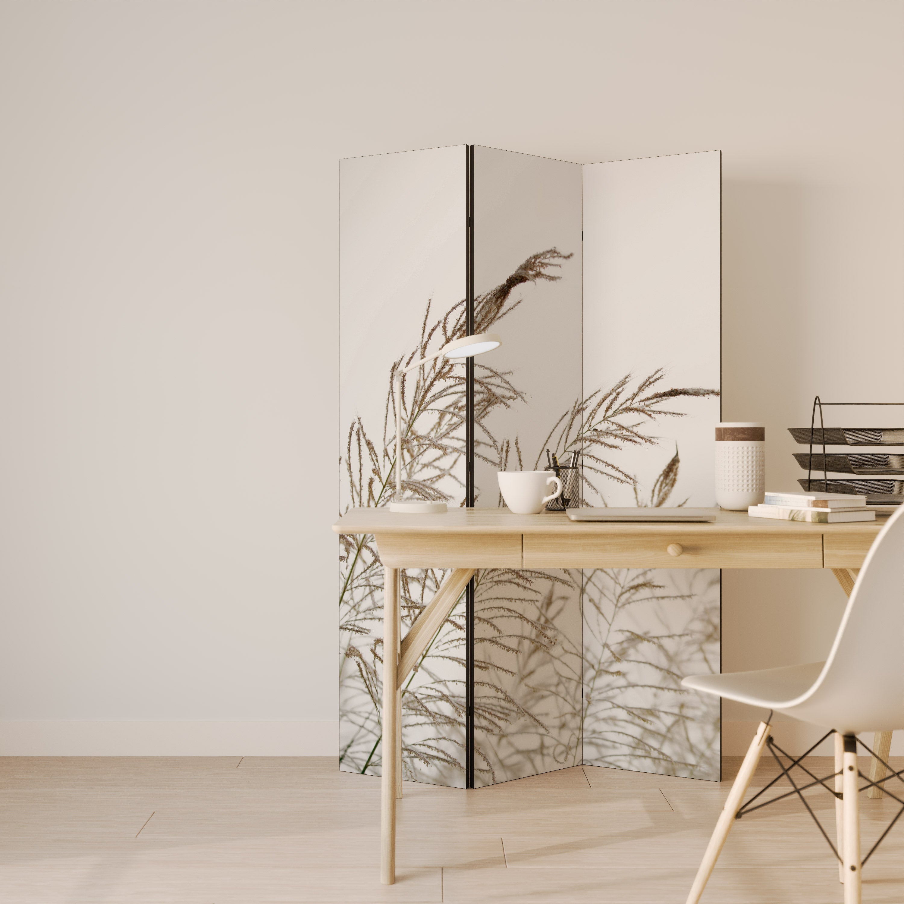WHISPERING WINDS 3-Panel Room Divider