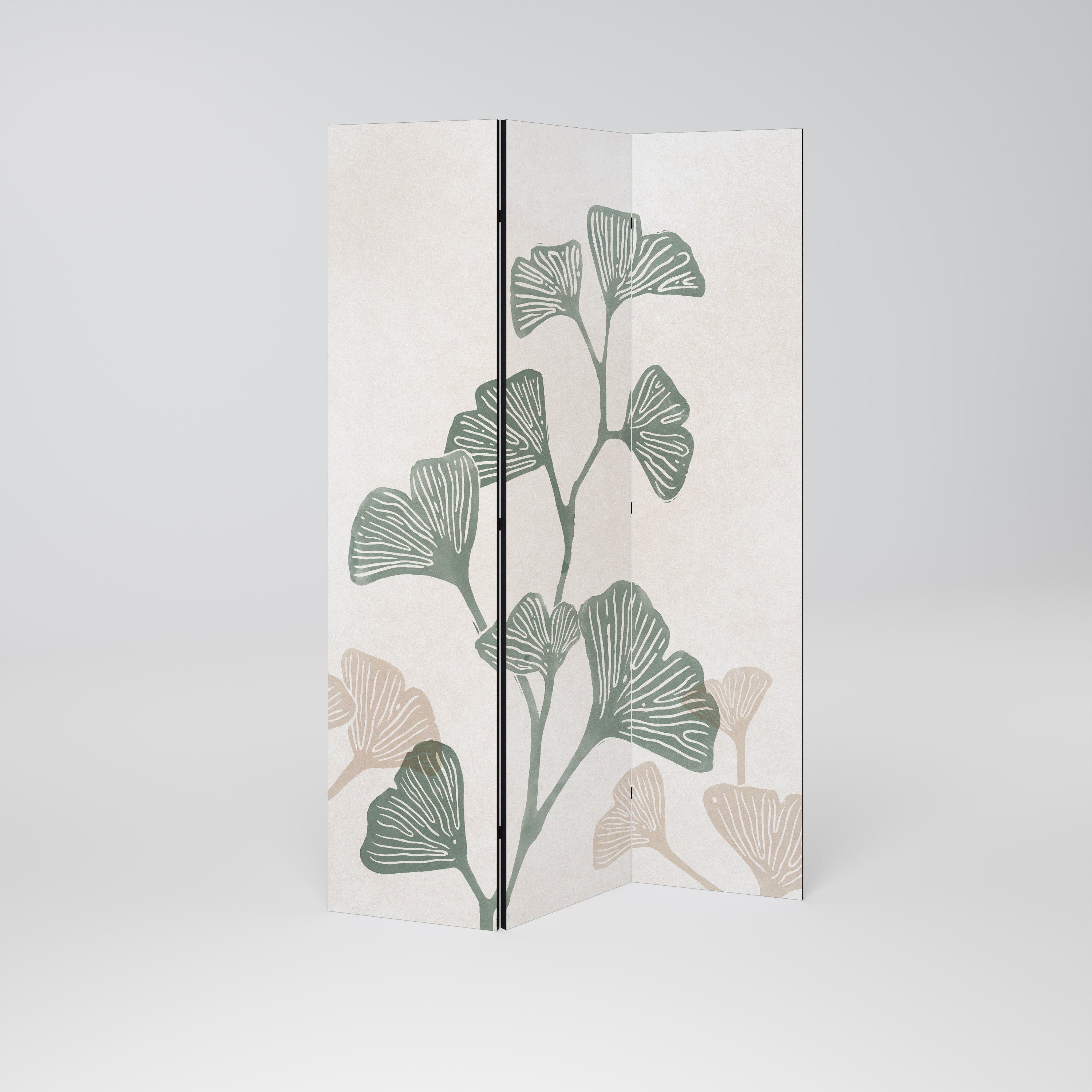 THE GOST OF GINKGO 3-Panel Room Divider
