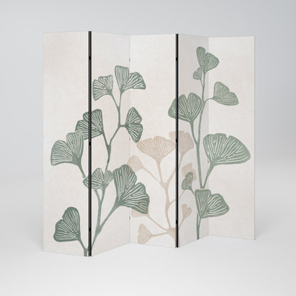 THE GOST OF GINKGO 5-Panel Room Divider