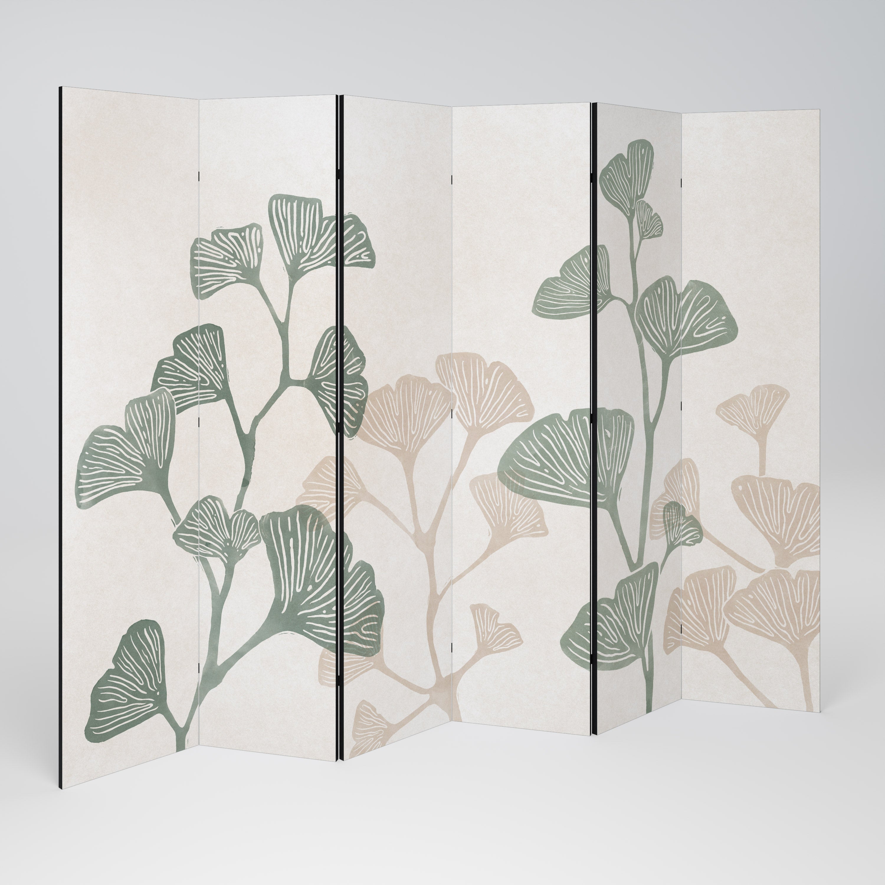 THE GOST OF GINKGO Decorative 6-Panel Room Divider