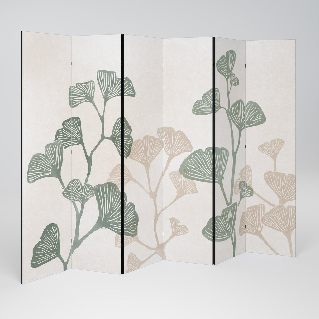 THE GOST OF GINKGO Decorative 6-Panel Room Divider