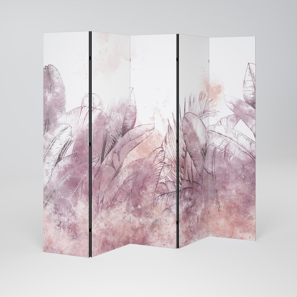 TROPICAL GLAM Decorative 5-Panel Room Divider