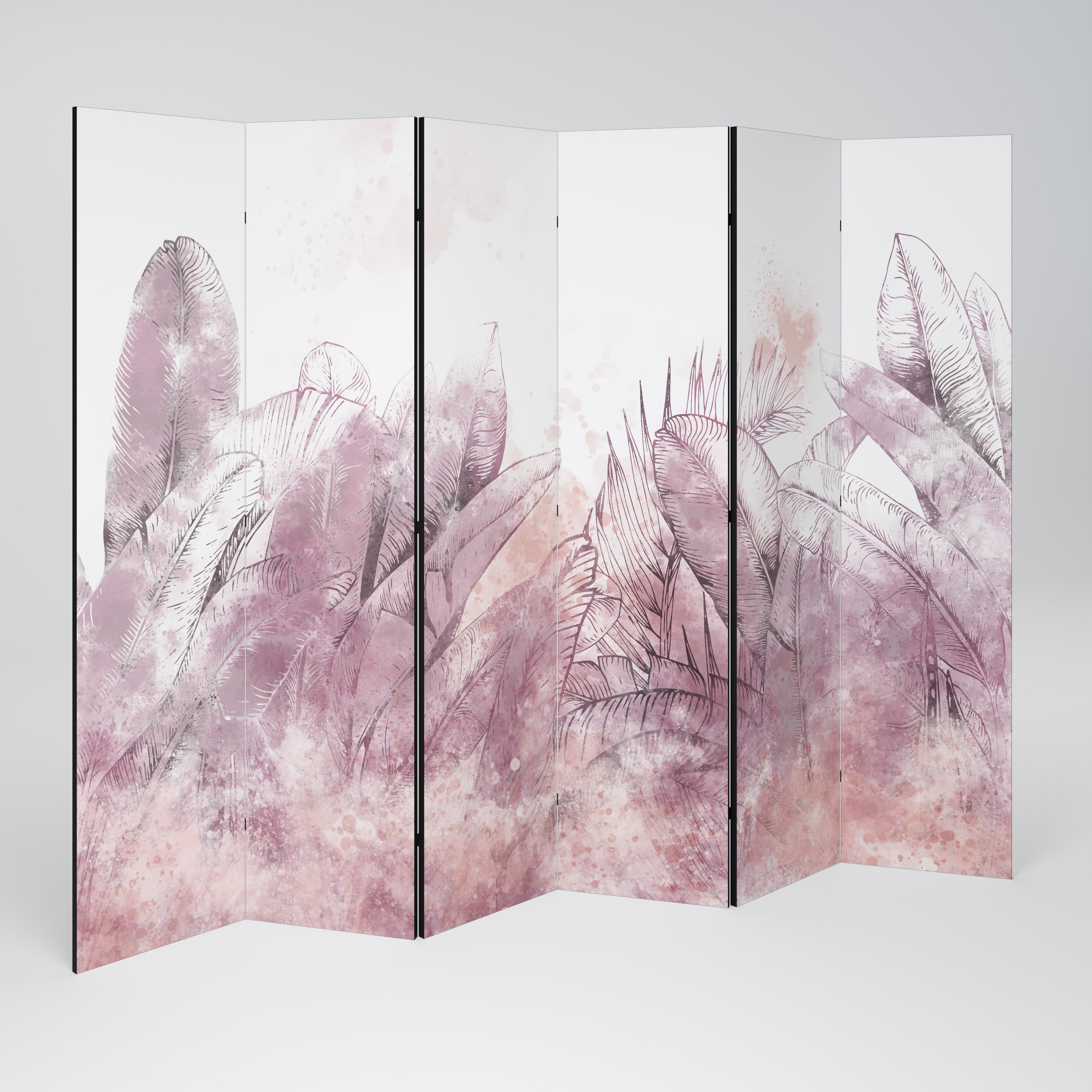 TROPICAL GLAM Decorative 6-Panel Room Divider