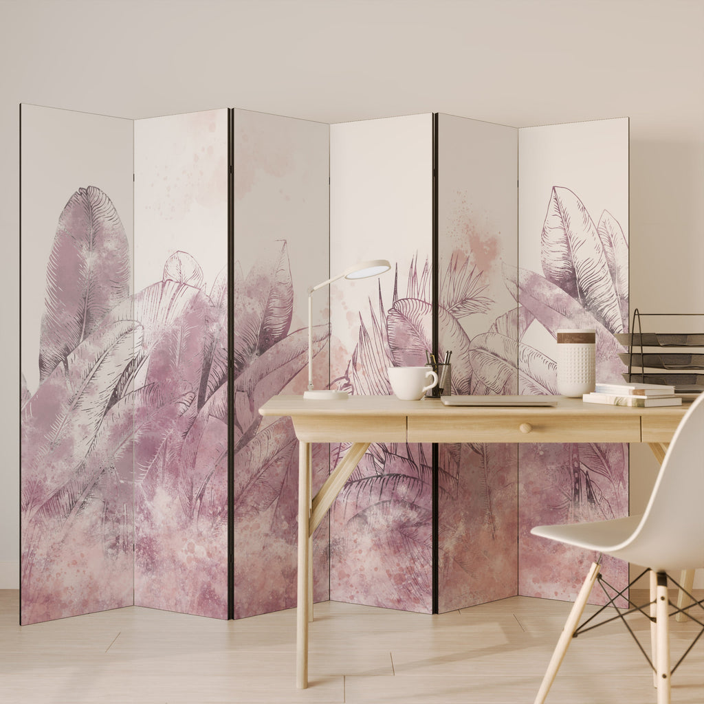 TROPICAL GLAM Decorative 6-Panel Room Divider