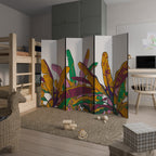 TROPICAL GLOW Decorative 6-Panel Room Divider