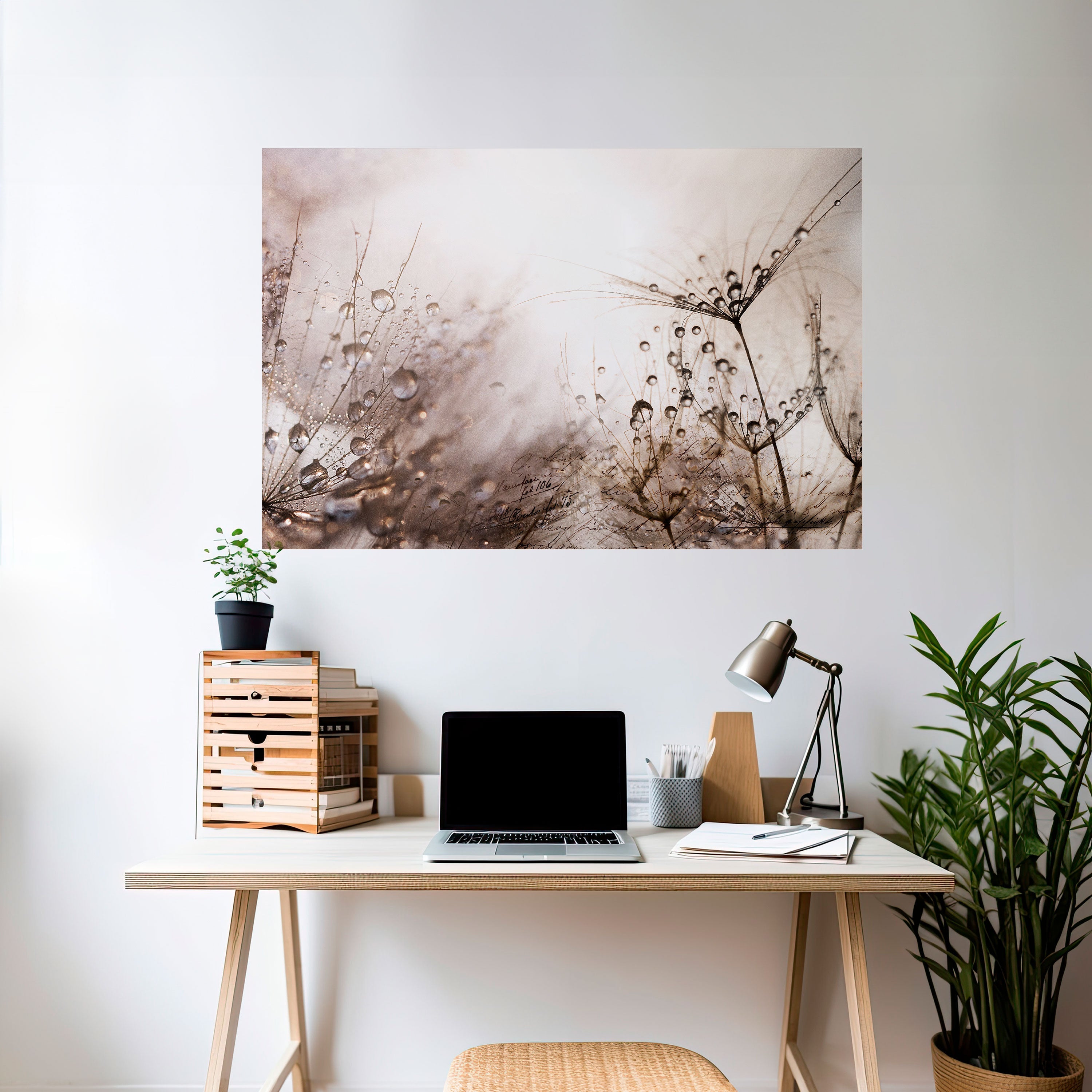 FLEETING DAWN Peel and Stick Horizontal Poster