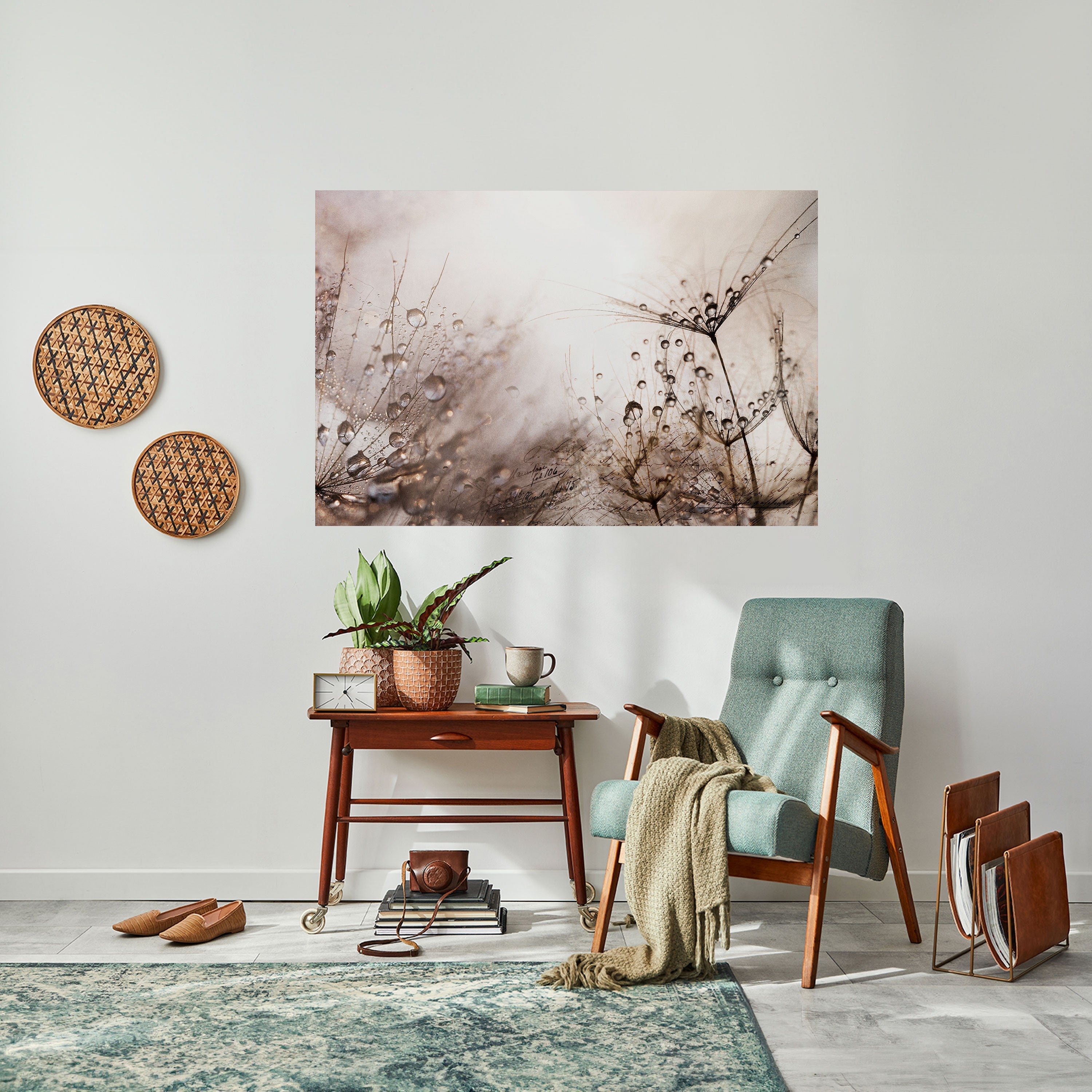 FLEETING DAWN Peel and Stick Horizontal Poster