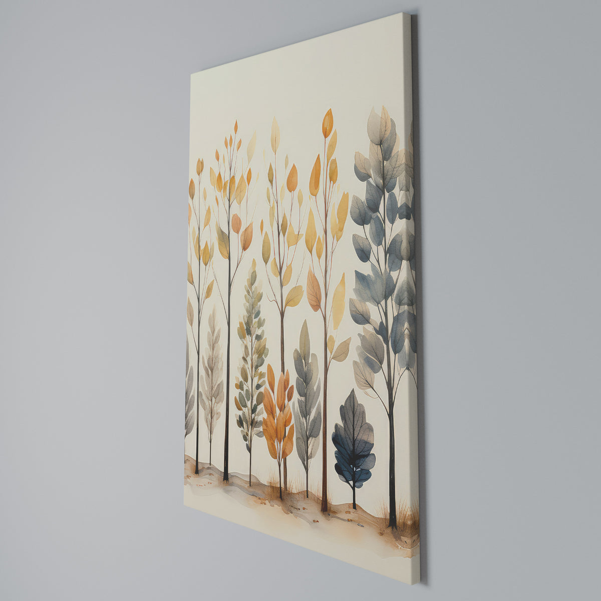 AUTUMN FOREST Vertical Canvas Print