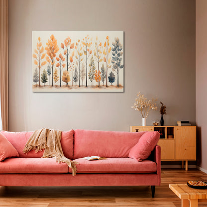 AUTUMN FOREST Horizontal Canvas Print