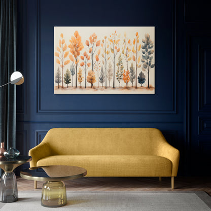 AUTUMN FOREST Horizontal Canvas Print