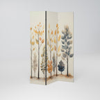 AUTUMN FOREST Decorative 3-Panel Room Divider