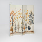 AUTUMN FOREST Decorative 4-Panel Room Divider