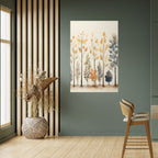 AUTUMN FOREST Peel and Stick Vertical Poster