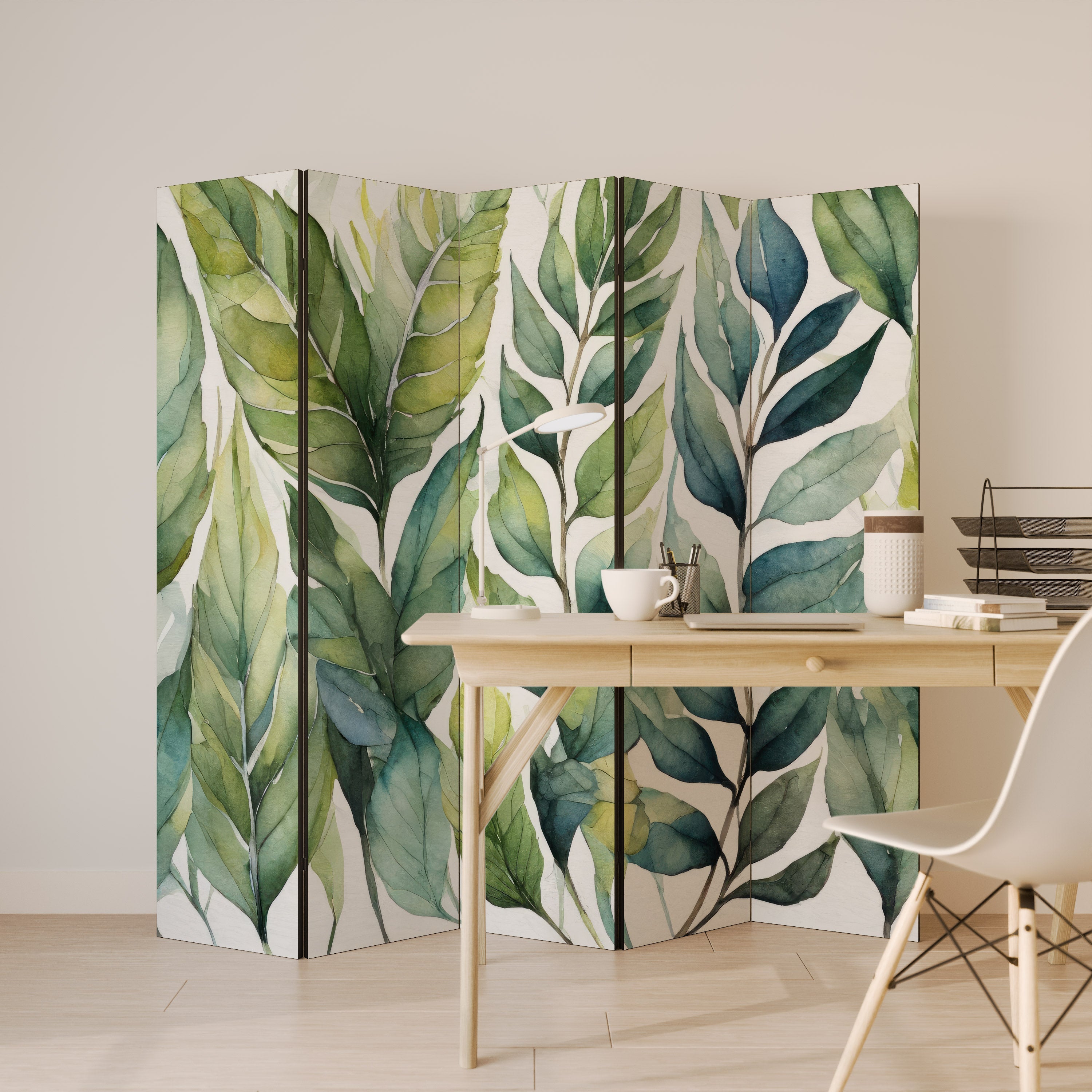VERDURE SCAPE Decorative 5-Panel Room Divider