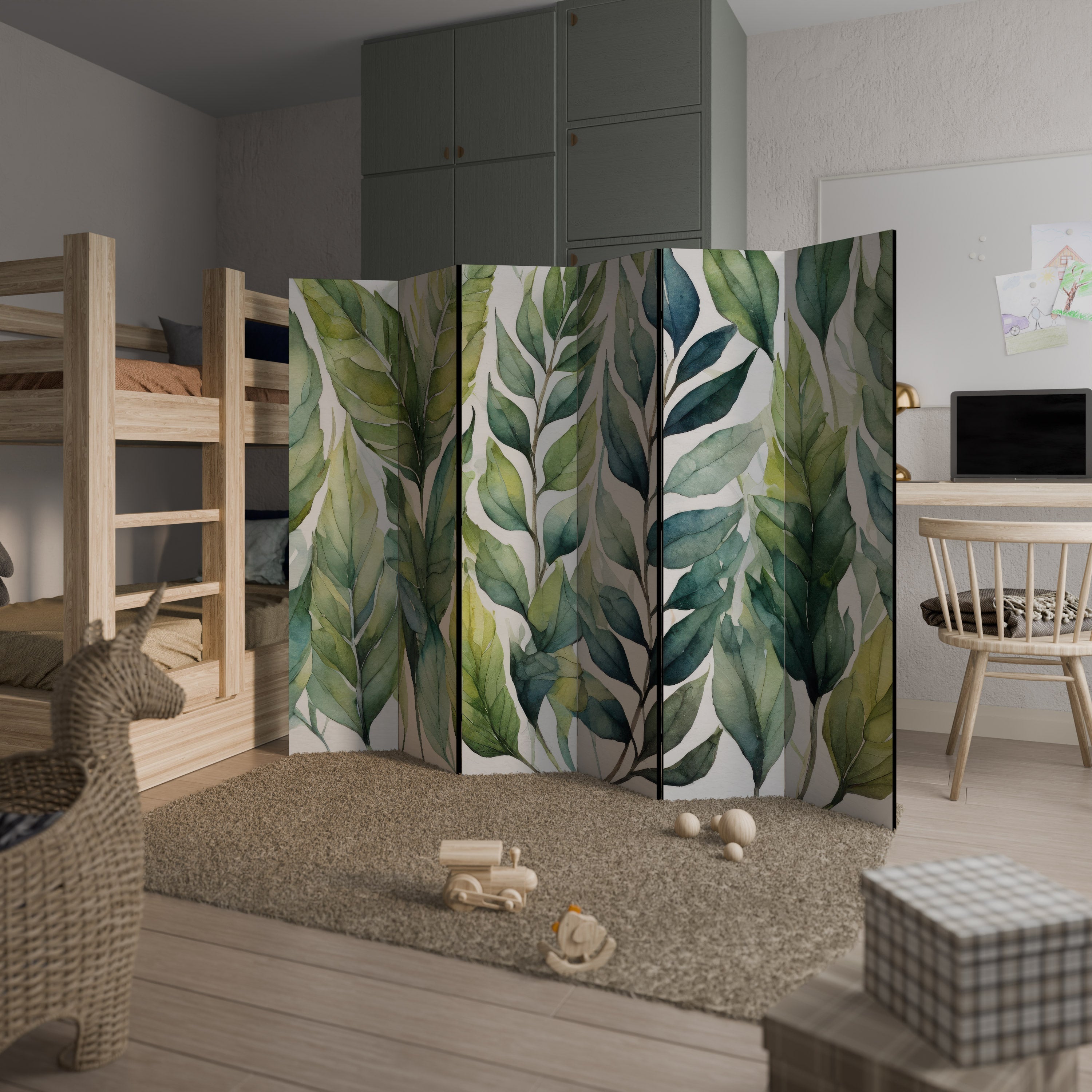 VERDURE SCAPE Decorative 6-Panel Room Divider
