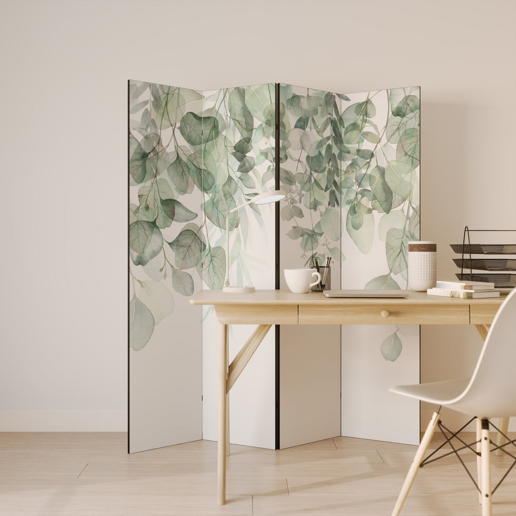 PURE VERDURE Decorative 4-Panel Room Divider