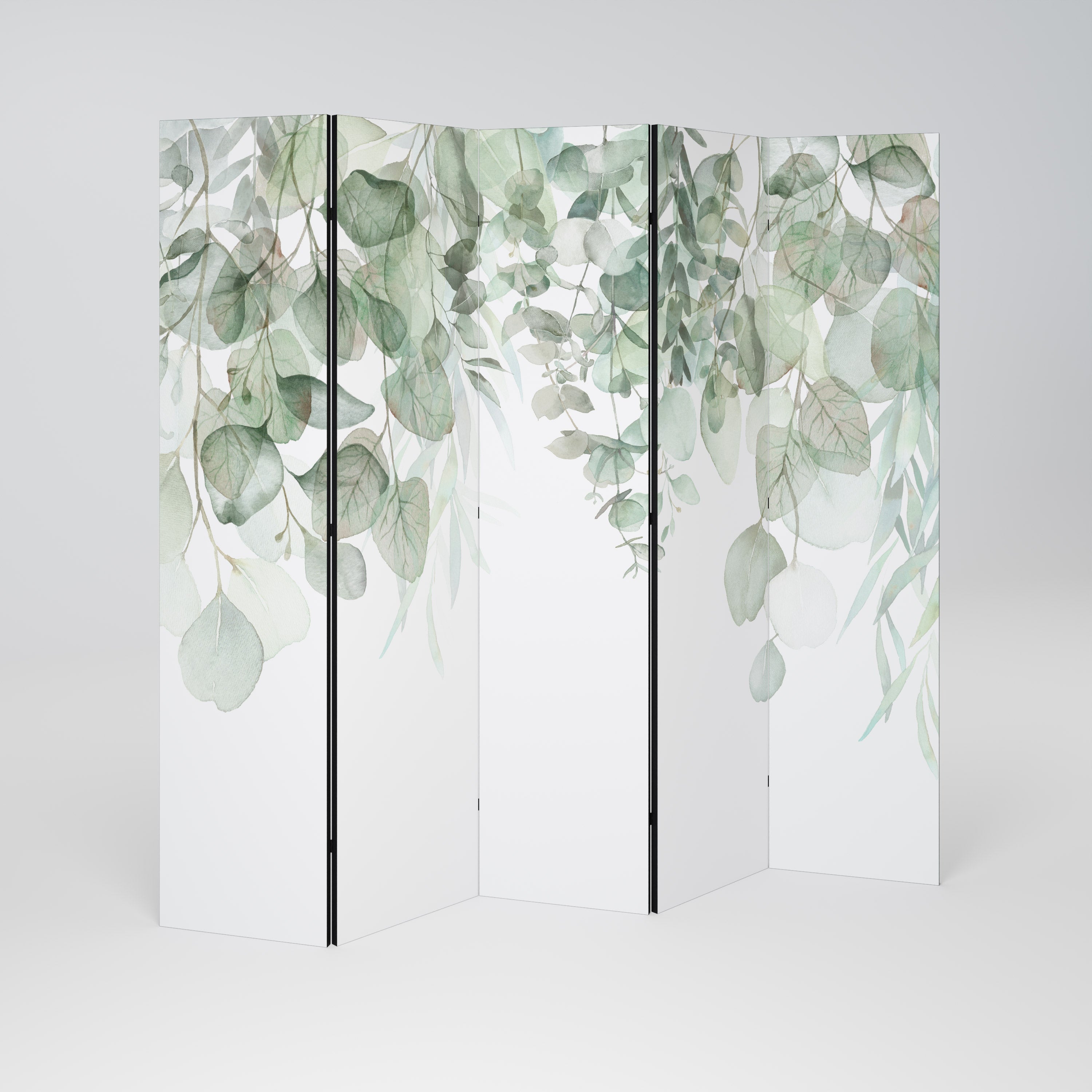 PURE VERDURE Decorative 5-Panel Room Divider
