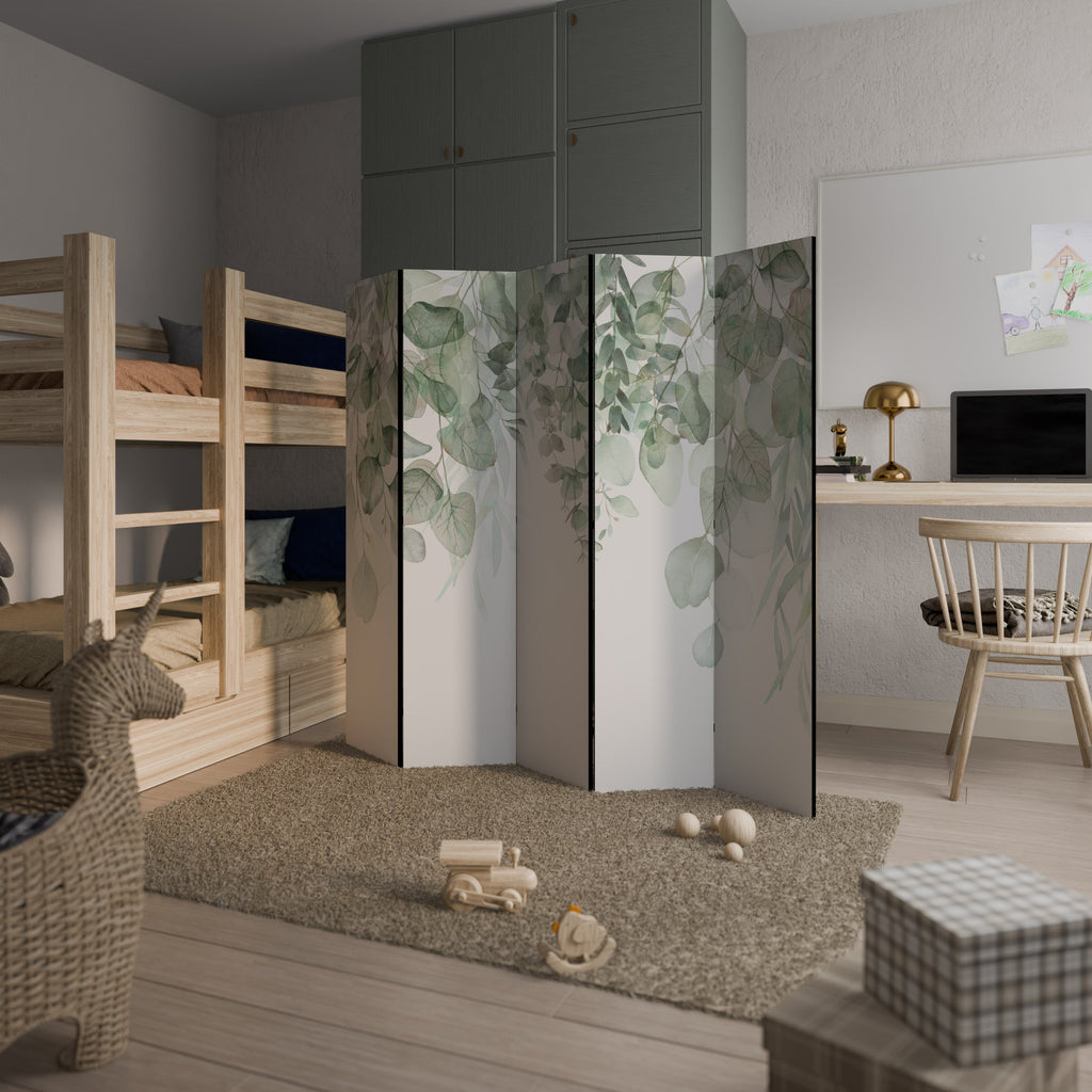 PURE VERDURE Decorative 5-Panel Room Divider