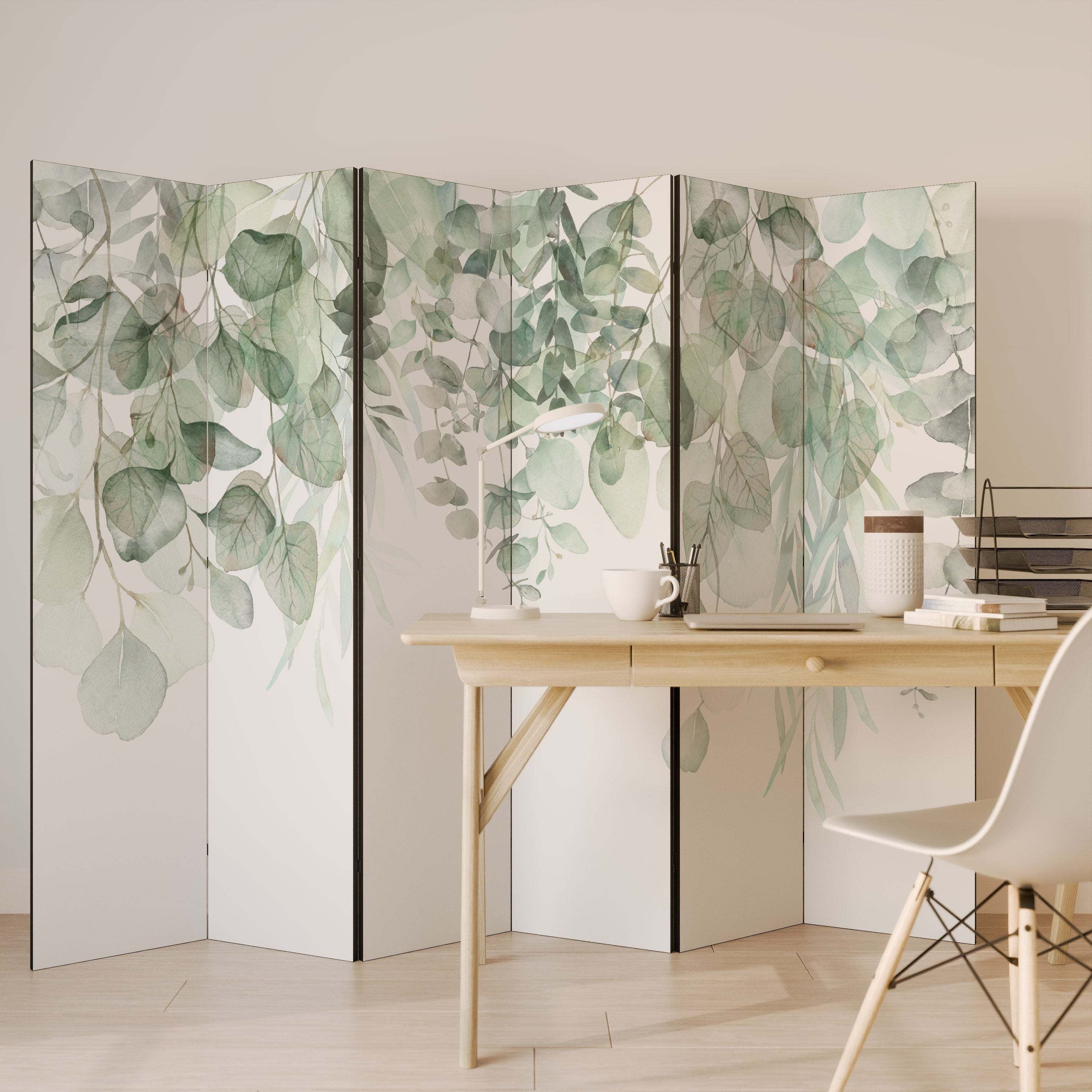 PURE VERDURE Decorative 6-Panel Room Divider