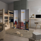 MEMORY OF RIGA Biombo Decorativo de 4 Painéis