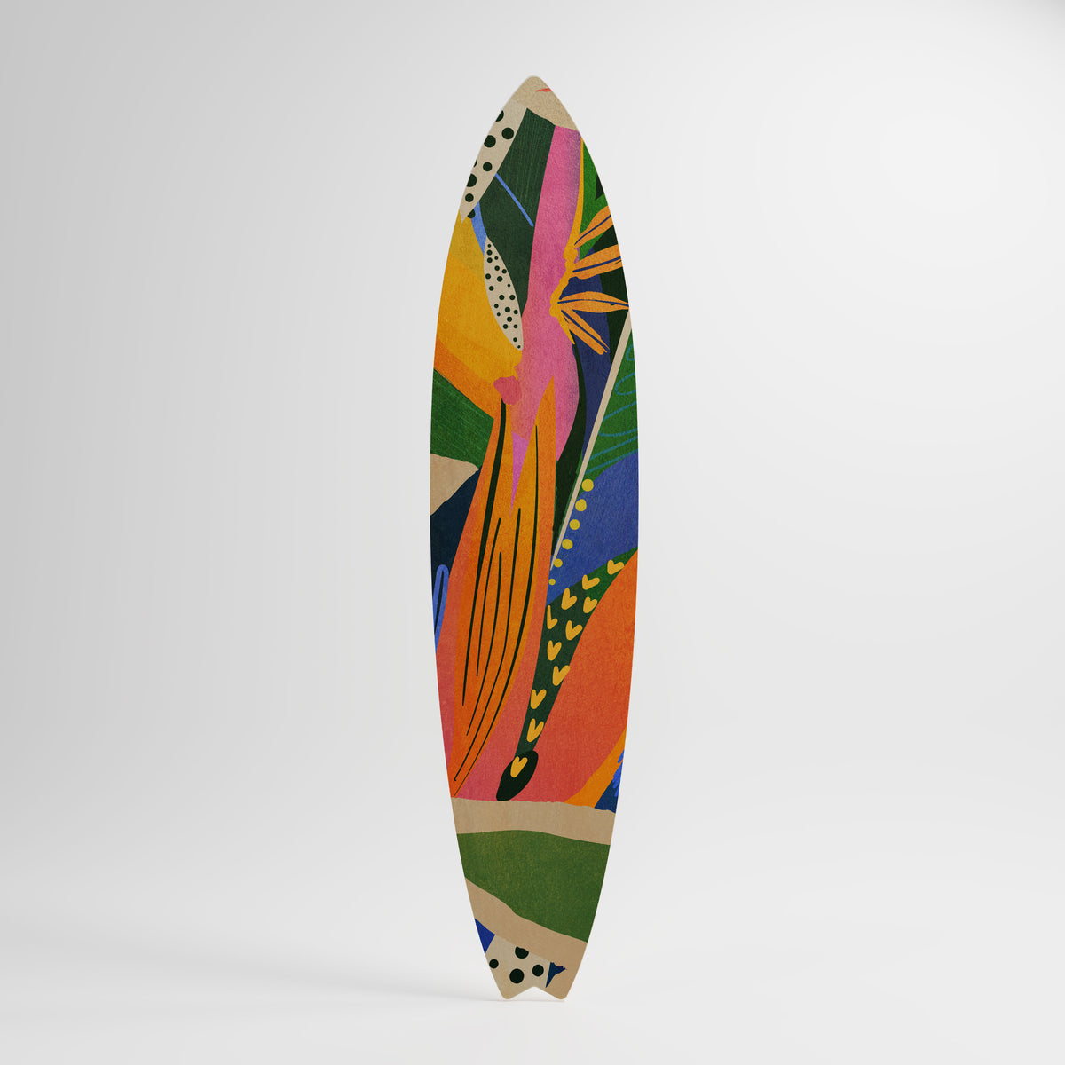 RAMPANT VEGETATION Painel Decorativo Prancha de Surf