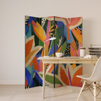 RAMPANT VEGETATION Biombo Decorativo de 4 Painéis